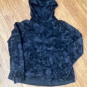 lululemon athletica Black Camo Bomber Jacket